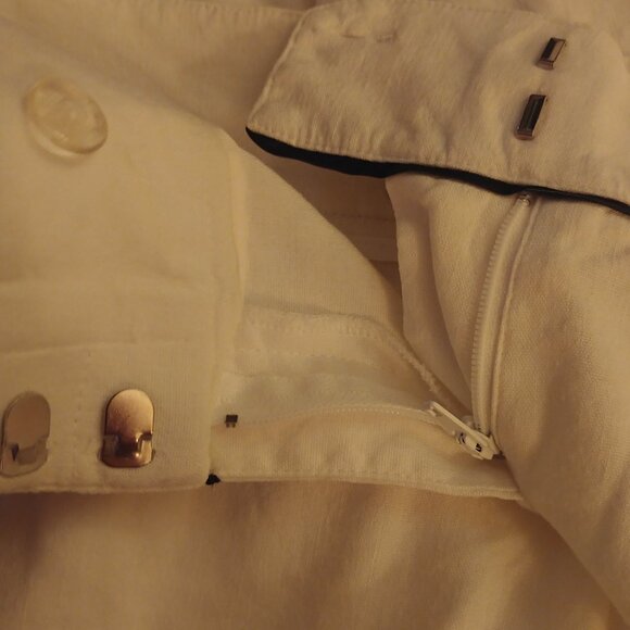 Y2K Bebe linen blend lowrise slightly flared pants size 2 - Picture 7 of 13